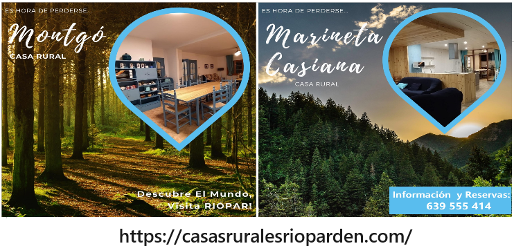 Casas Rurales Rioparden Bienvenida