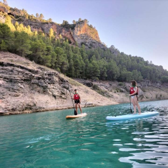 Aventura Sierra del Segura padelsurf pantano