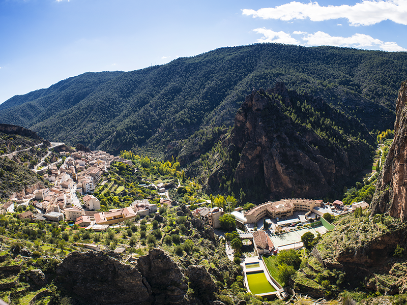 Mirador del Diablo. Aýna.  Mirador del diablo