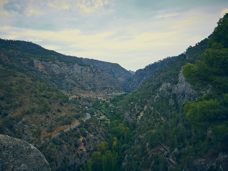 Mirador del infierno. Aýna.  Mirador de los infiernos