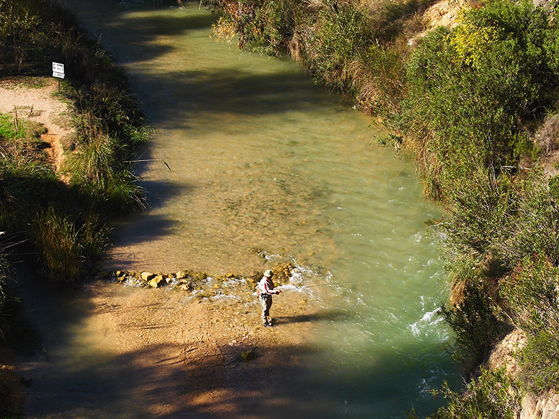 Paraje de Gallego. Elche de la Sierra. ZONA PESCA GALLEGO 2