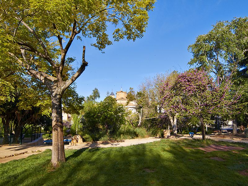 Parque de la Concordia. Elche de la Sierra.  Parque de la Concordia