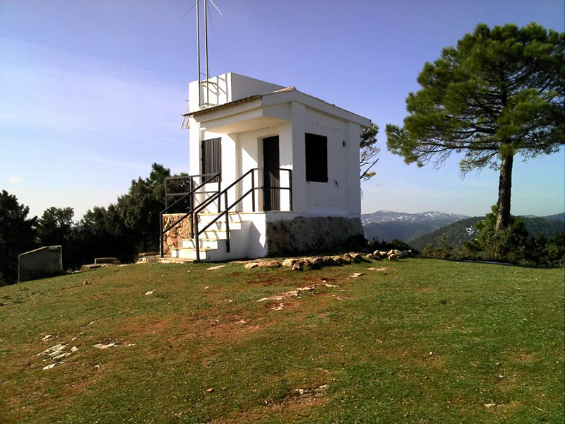 Alto del Bañadero. Paterna del Madera.  Caseta forestal alto bañadero