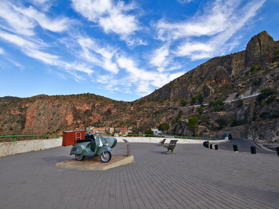 Mirador del sidecar. Ayna.  