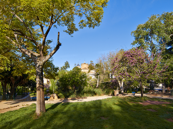 Parque de la Concordia. Elche de la Sierra. 