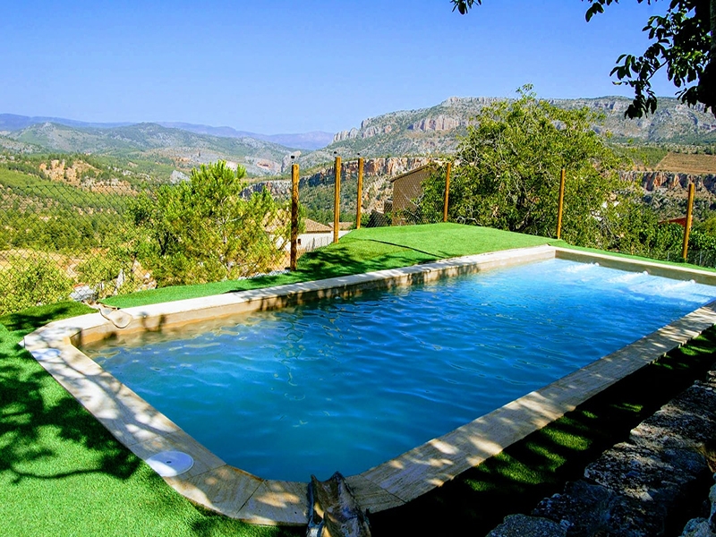 Casa rural El Callejón piscina de la casa rural