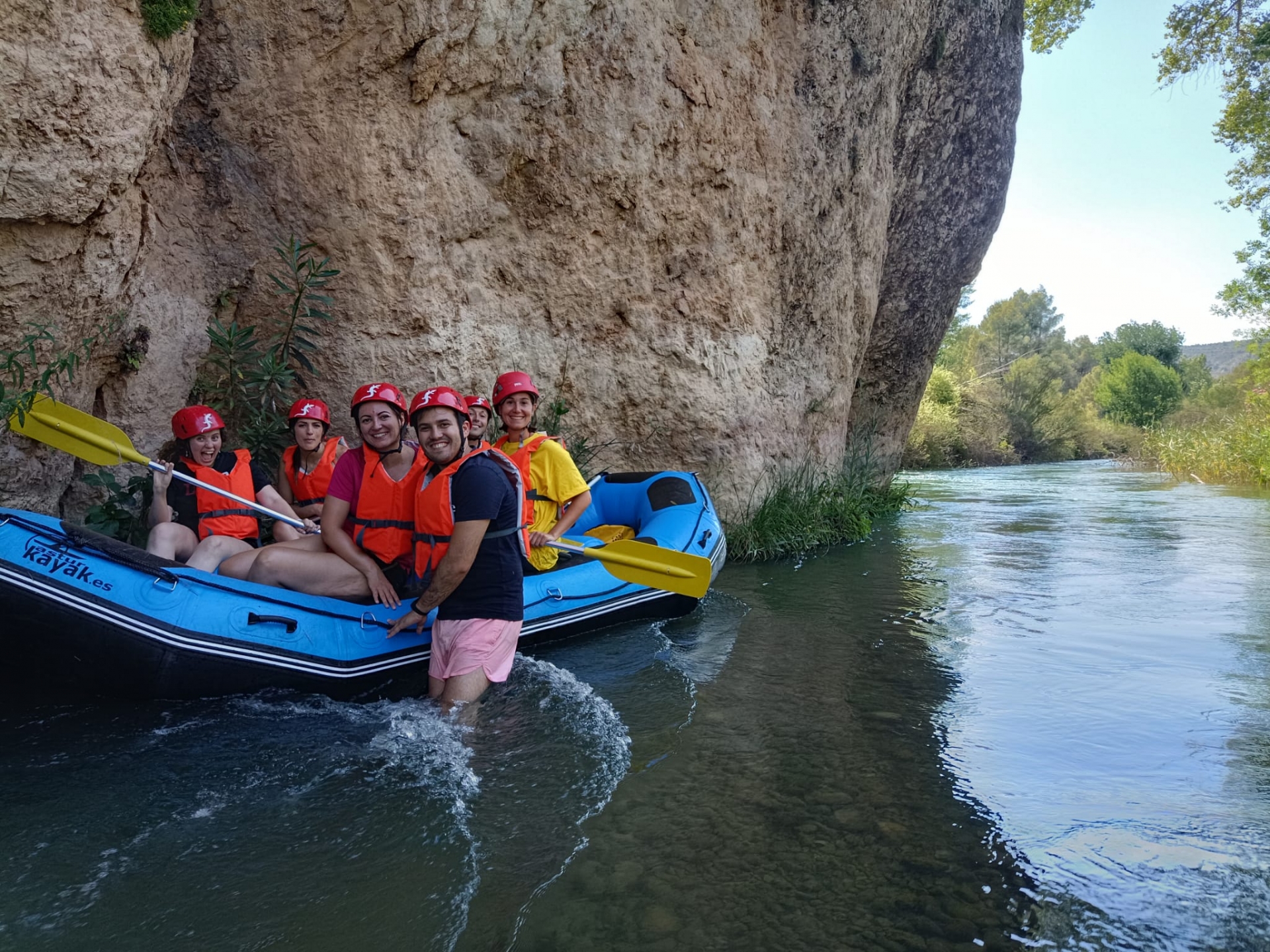 Rafting por el río Segura
