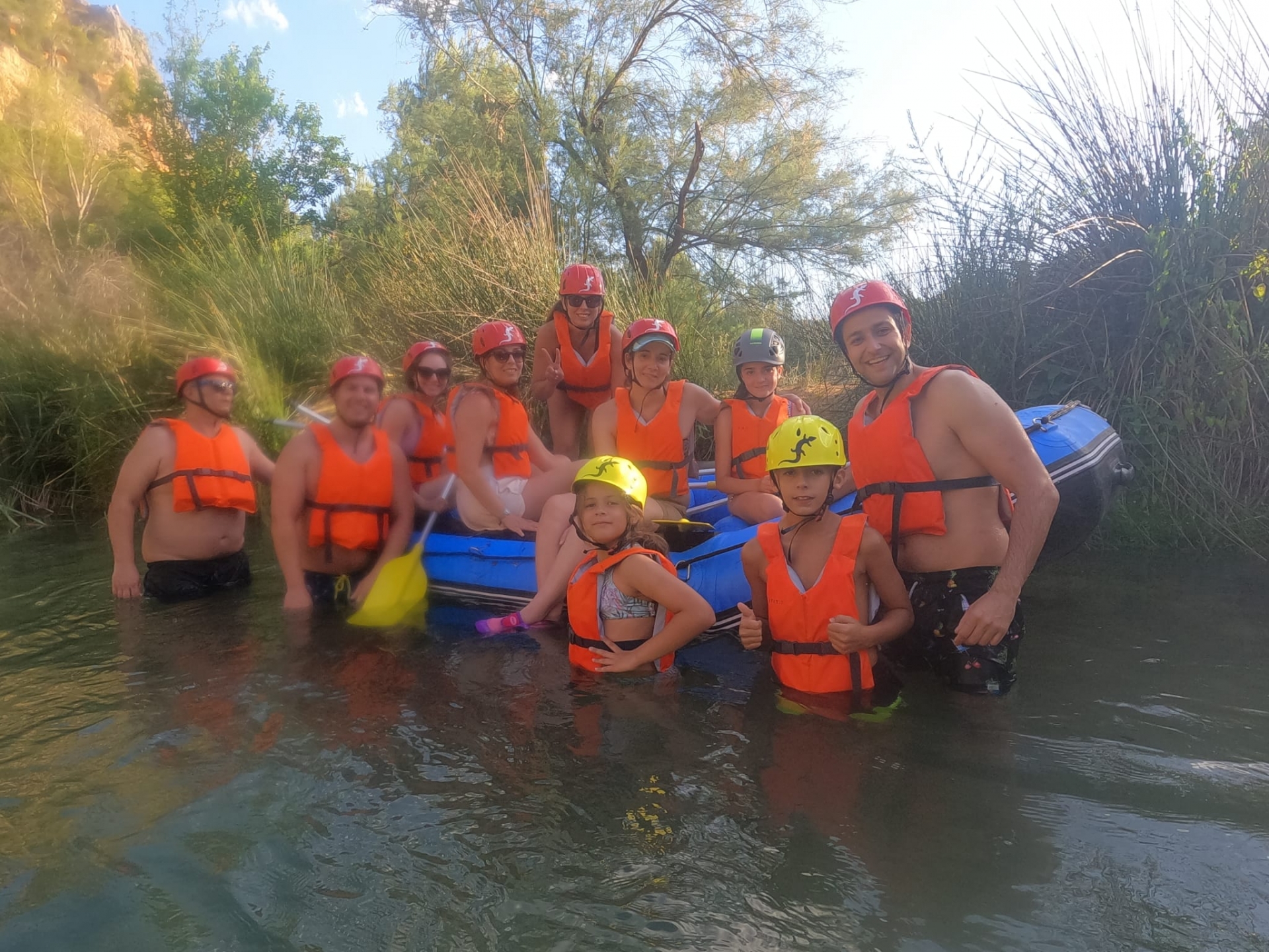 Rafting por el río Segura
