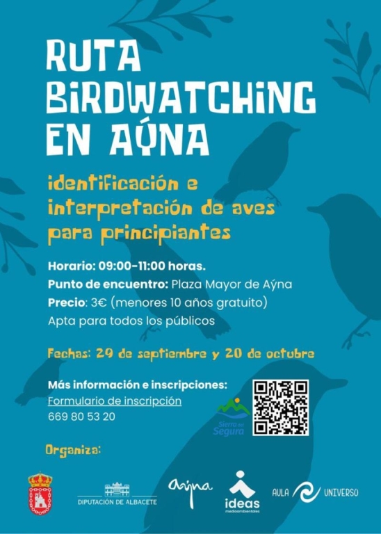 birdwatching en Aýna