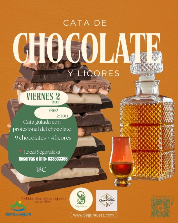 Cata de Chocolate y licor