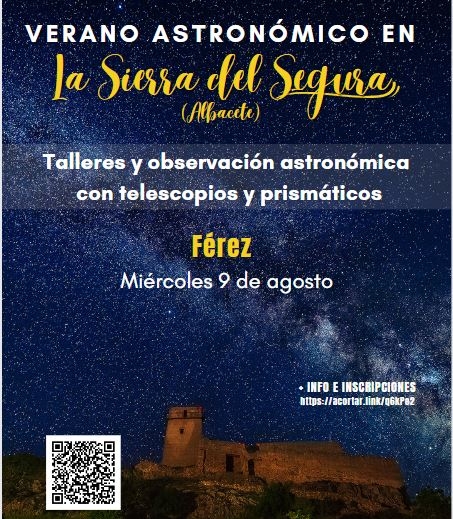 Talleres y observación astronómica Férez
