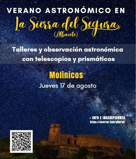 Talleres y observación astronómica Molinicos