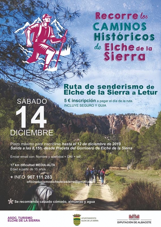 Ruta caminos históricos de Elche de la Sierra