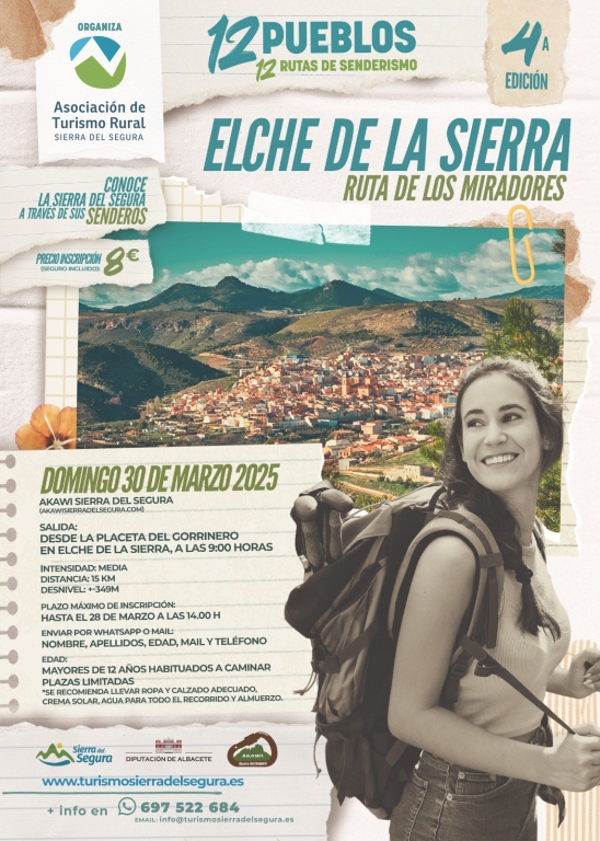 "Elche de la Sierra" 12 pueblos,12 rutas