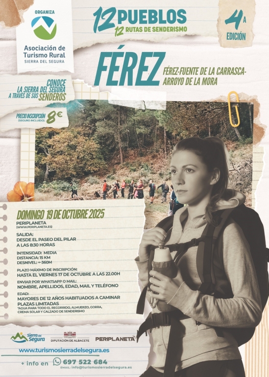"Ferez" 12 pueblos, 12 rutas de senderismo