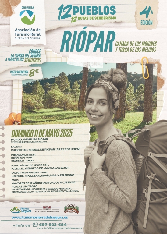 "Riópar" 12 pueblos, 12 rutas de senderismo