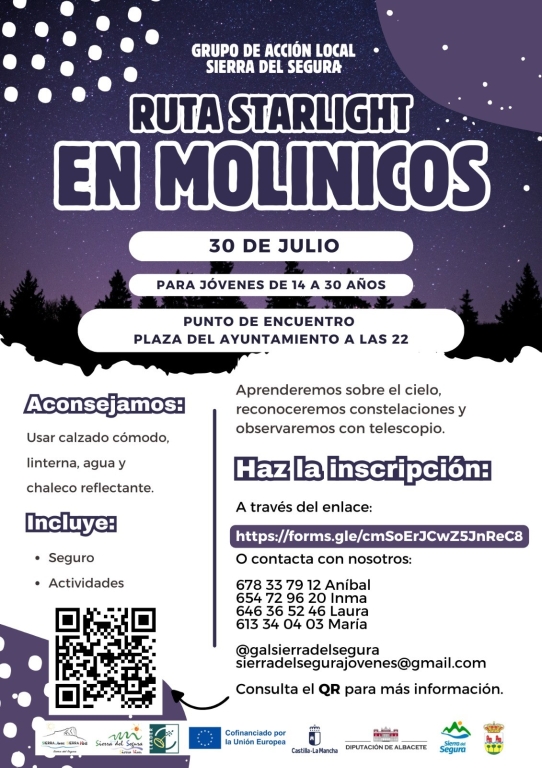 Ruta starlight en Molinicos