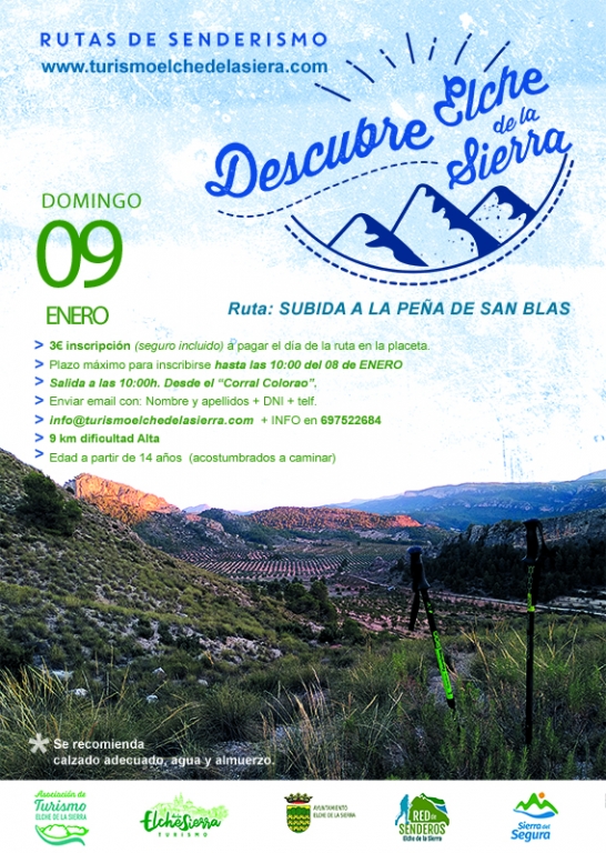 Ruta de Senderismo "Subida a la Pe&ntilde;a de San Blas"