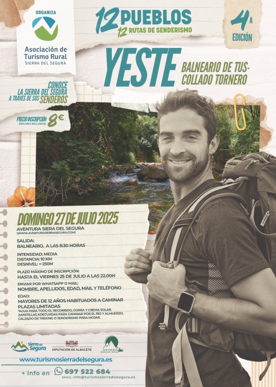 "Yeste" 12 pueblos, 12 rutas de senderismo