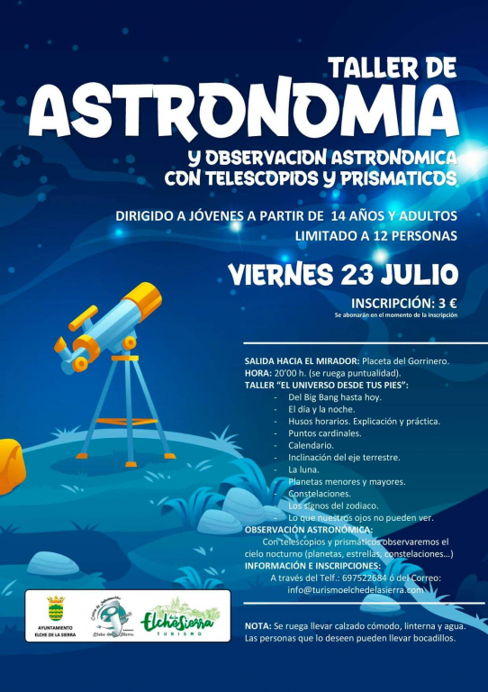 Taller "el universo a tus pies"