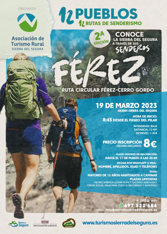 "Férez" 12 pueblos, 12 rutas de senderismo