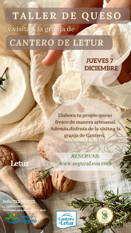 Taller de queso en la Granja del Cantero
