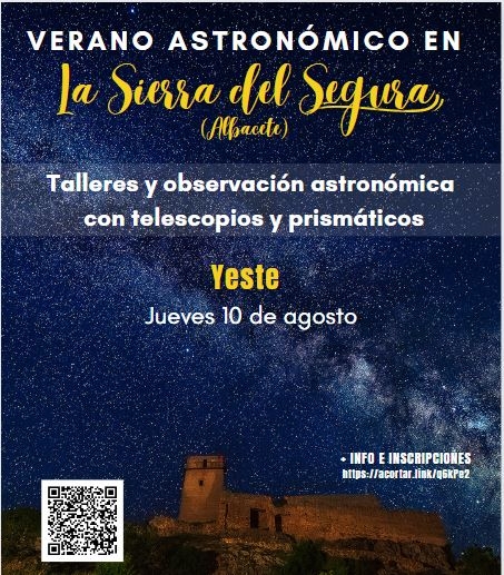 Talleres y observación astronómica Yeste